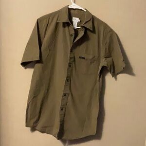 Calvin Klein Jeans Green Casual Button Down Shirt